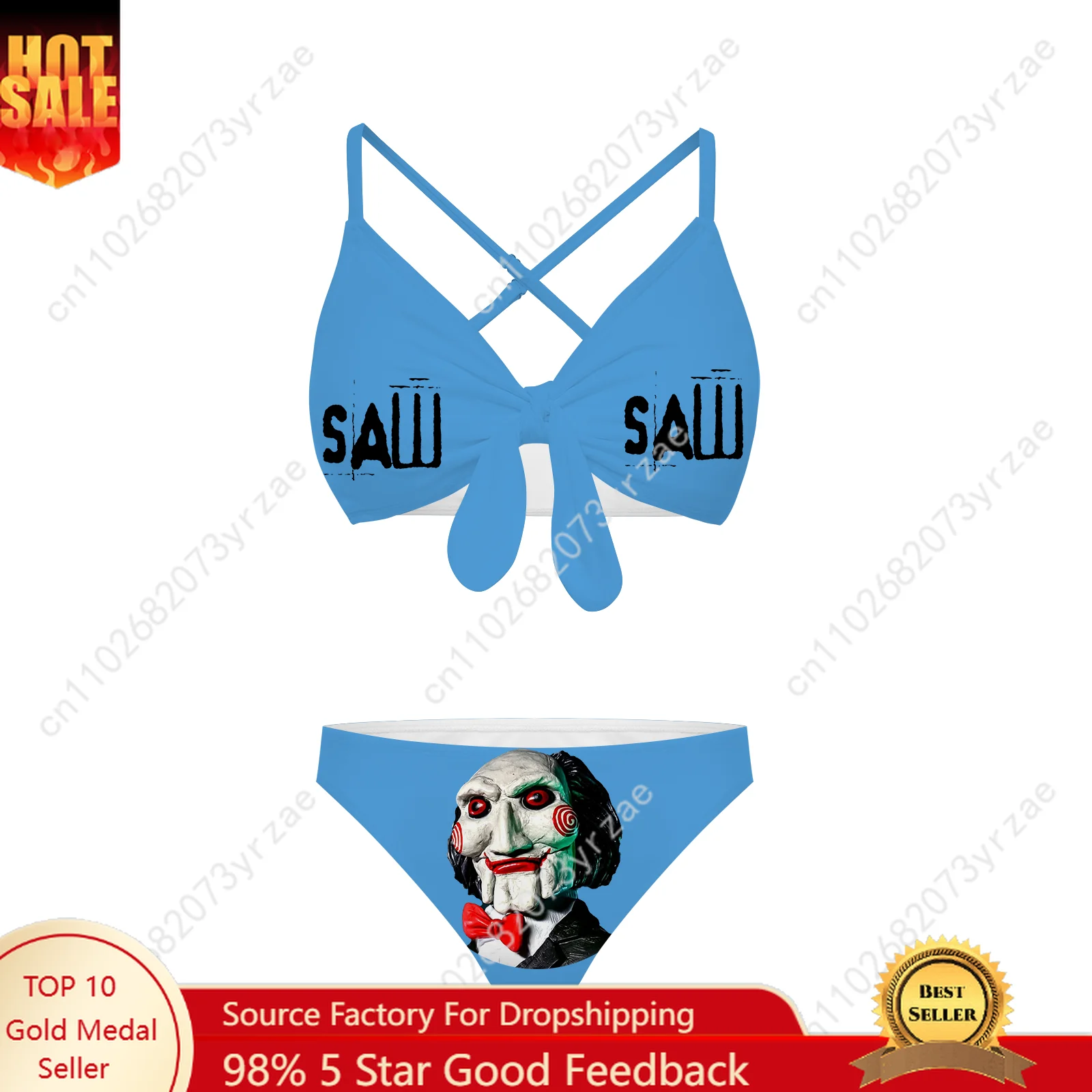 

Saw Beachwear Cross Strap Suspenders Swimsuits Womens Personalized Bikini Pool Party Beach Swimwear Custom Made Bathing Suits
