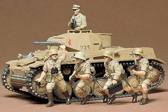 Kit de modelo de tanque Tamiya 35009 1/35, Panzer alemán Kampfwagen II Ausf.F/G