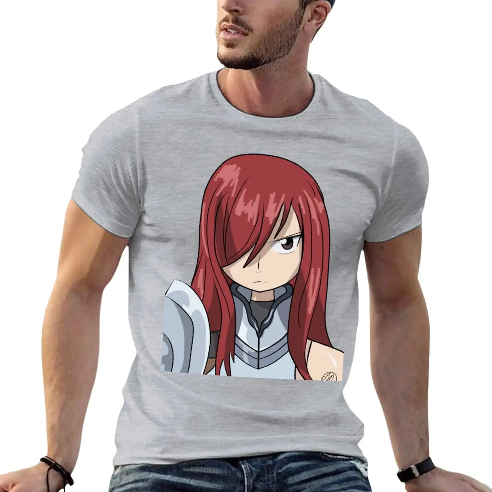 Ambs Cutie Heads: ERZA SCARLET [TRANSPARENT] T-Shirt boys whites customs tops quick drying workout shirts for men