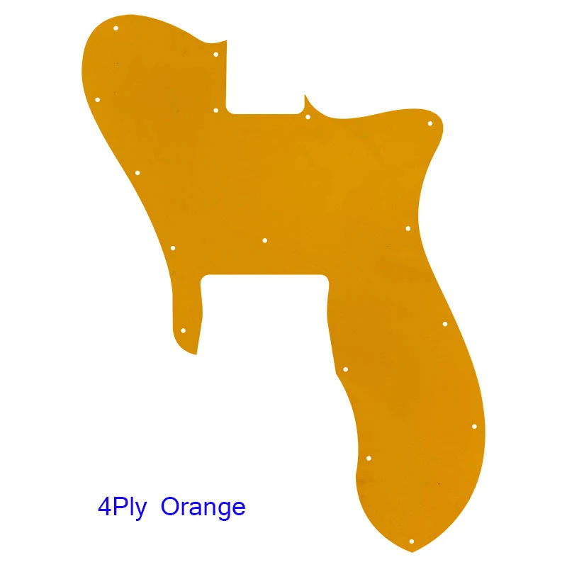 Pleroo Custom Guitar Pickgaurd - For \'72 Custom RI Tele No Control Hole Blank Guitar Pickguard Scratch Plate Multicolor Options