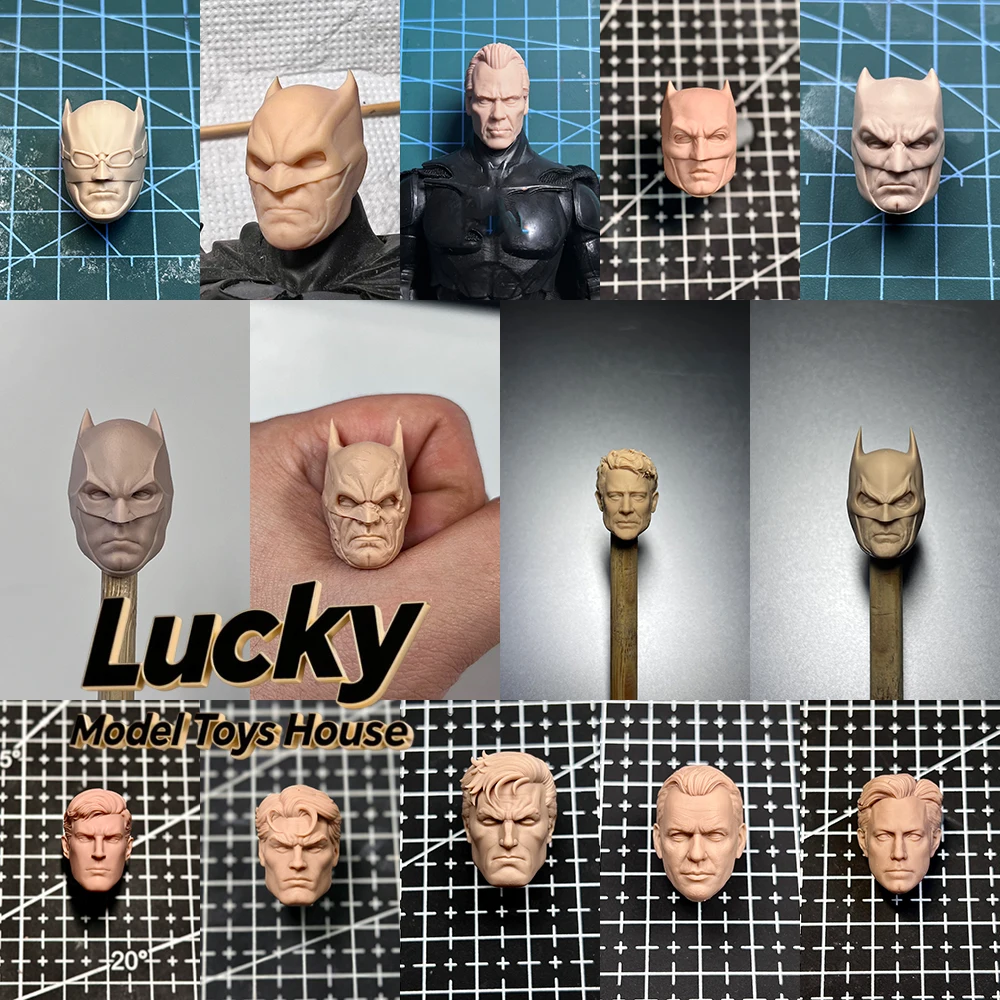 Figura de acción sin pintar de Elder Keaton Wane Big Ben de la serie de cómics, escultura de cabeza personalizable para figuras de 6 pulgadas Mezco Mafex y 7 pulgadas Mcfarlane (escala 1/12)