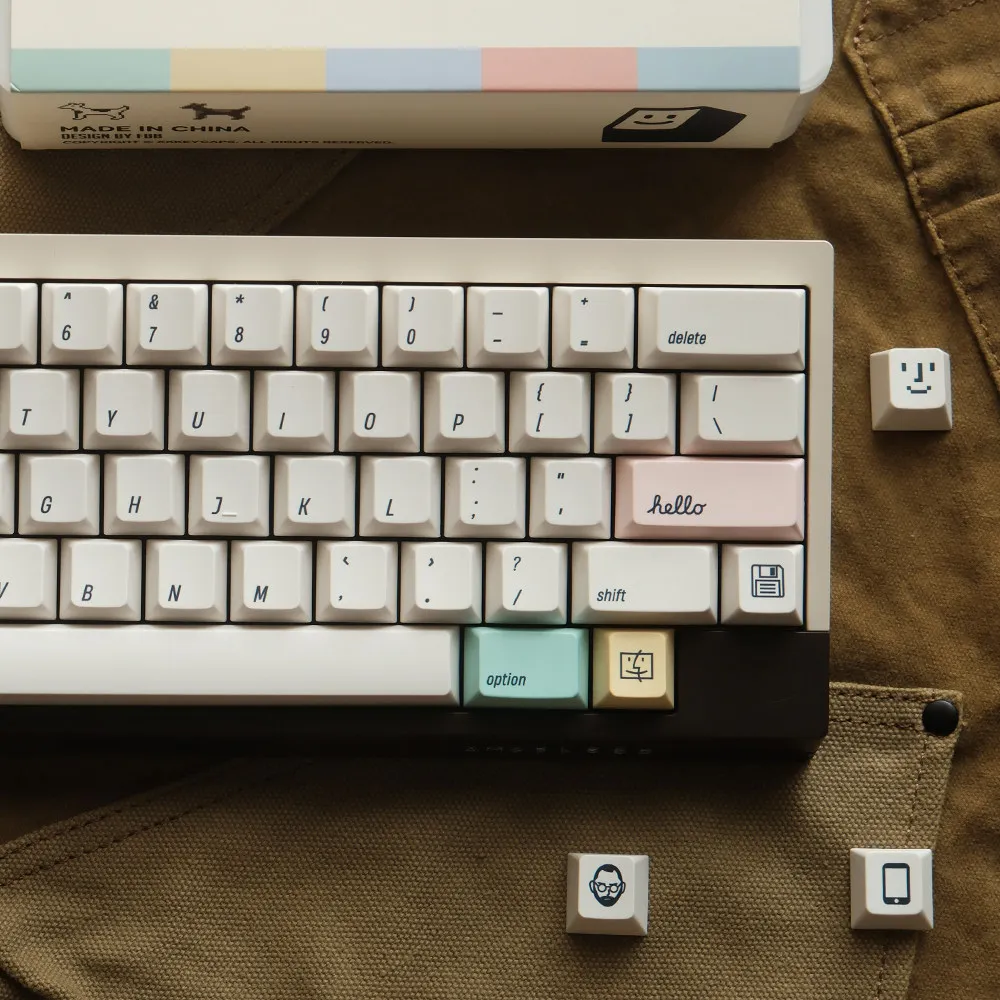 FBB Keycaps 2100 Macaron Style PBT MX Switche For Mechanical Keyboard Keycap Cherry Profile DIY Creative Gift For Girls Lovers