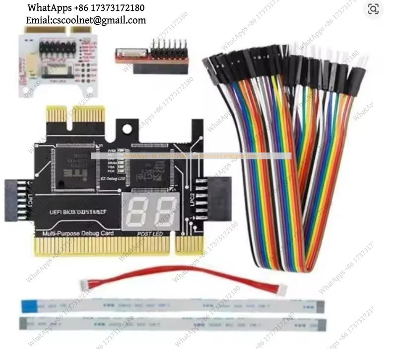 Desktop Laptop Motherboard Diagnostic Debug Card PCI PCI-E LPC Test Analyzer