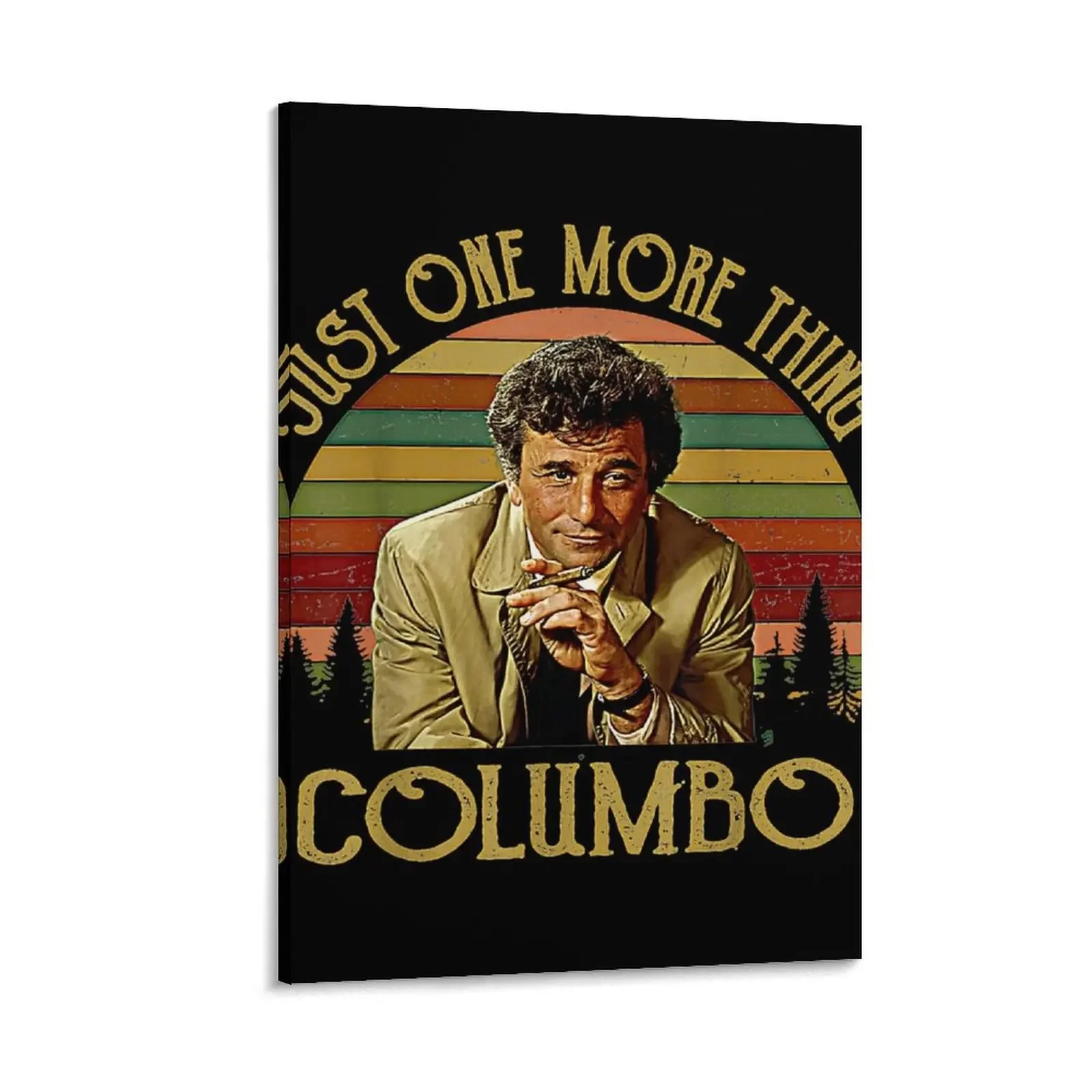 

Just One More Thing Columbo Canvas Painting anime figure Paintings Decoration home