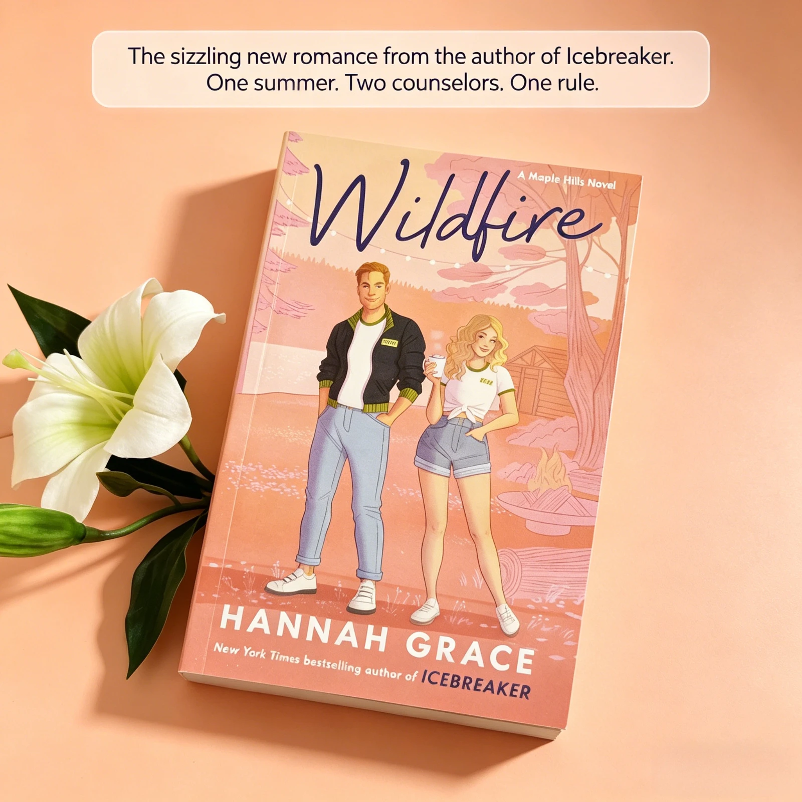 

Wildfire By Hannah Grace | A Maple Hills Novel, Contemporary Romance Fiction By The Author of Icebreaker
