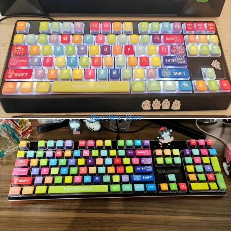 

20ce Keycaps 116keys Высота Raibnow Keycap для механических клавиатур