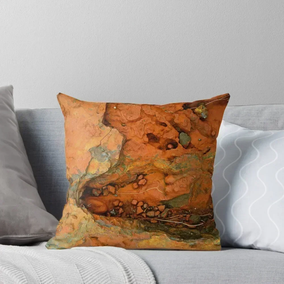 Geology - Rock Form Brockman Iron Formation Western Australia Throw Pillow home decor items pillow