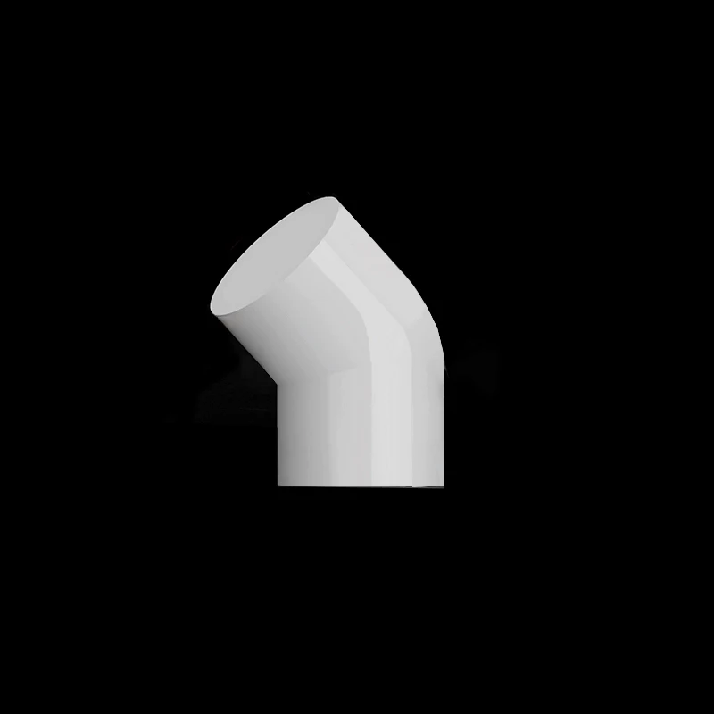 1-20PCS 20-50mm White PVC Water Supply Pipe 45 Degree Elbow Fittings Fish Tank Joints