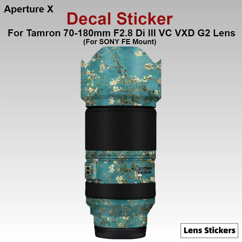 

For Tamron 70-180mm F2.8 Di III VC VXD G2 for SONY FE Mount Lens Sticker Decal Film Protector Skin 70-180 F/2.8 G2