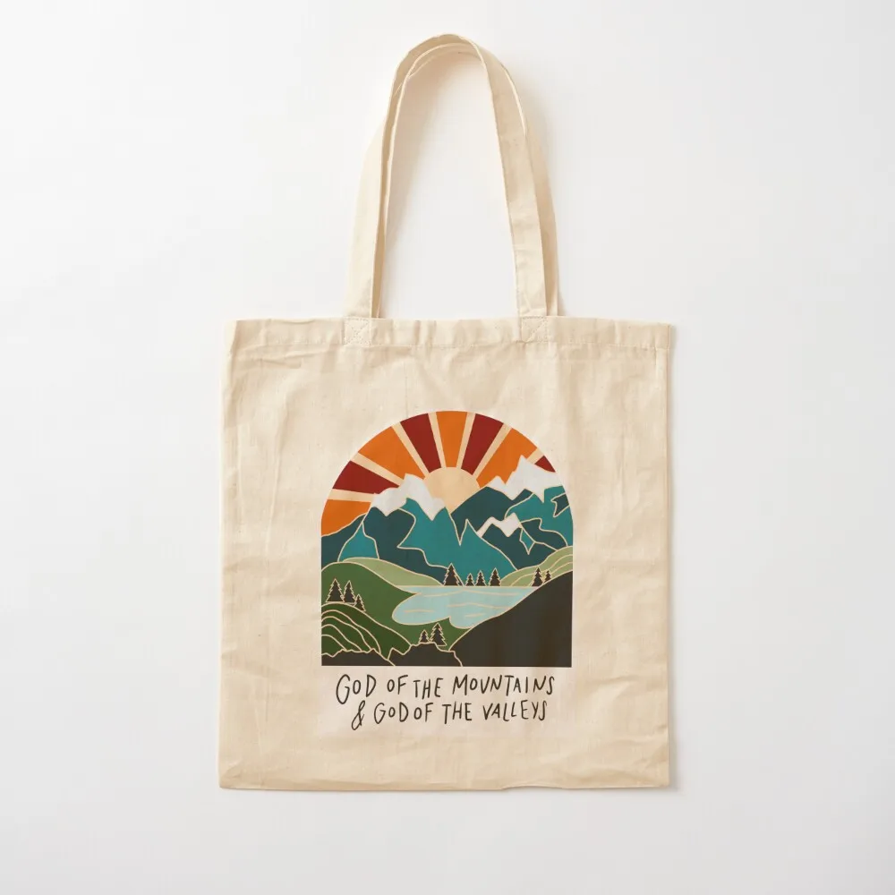 

God of the Mountains and Valleys Tote Bag