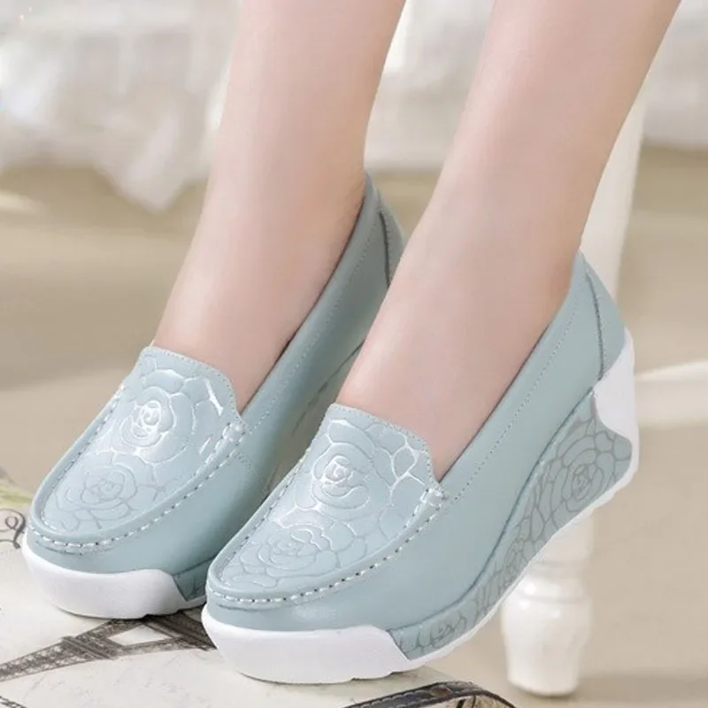 TIMETANG New spring summer style soft women scarpe in vera pelle stampa moda donna pompe scarpe per donna sapato feminino Pump