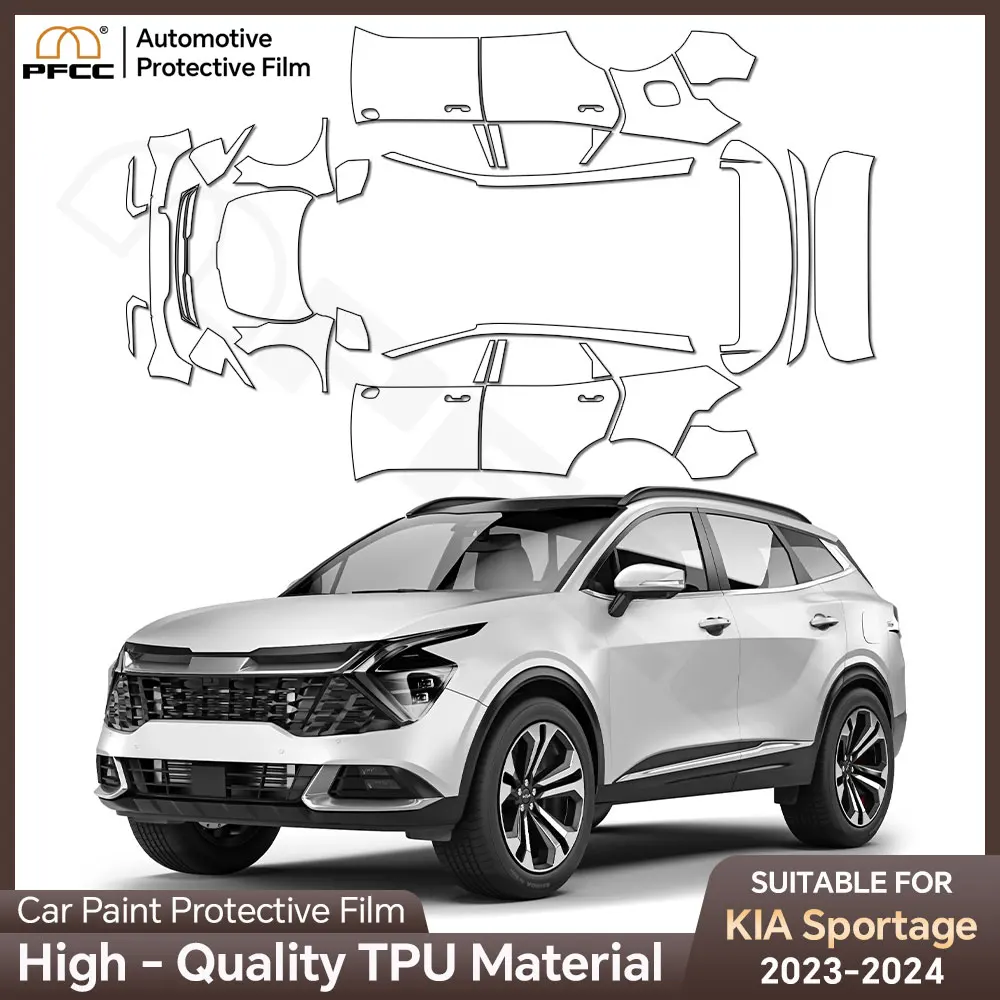 

for KIA Sportage 2023 2024 Headlight Rearview Film Pre Cut Clear Bra Transparent PPF TPU 8.5mil Paint Protection Film