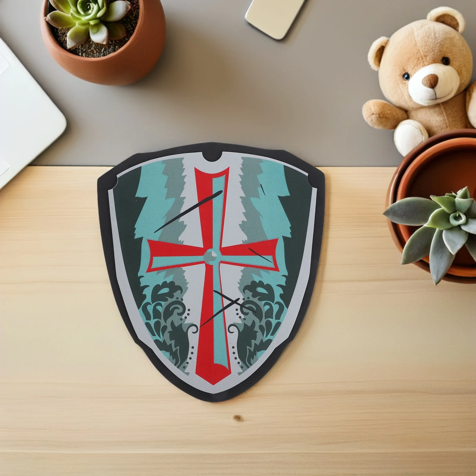 

2pcs Kids Lightweight Eva Pretend Play Shield For Children Knight Cosplay Viking Medieval Party Role Play Accessories Decorate