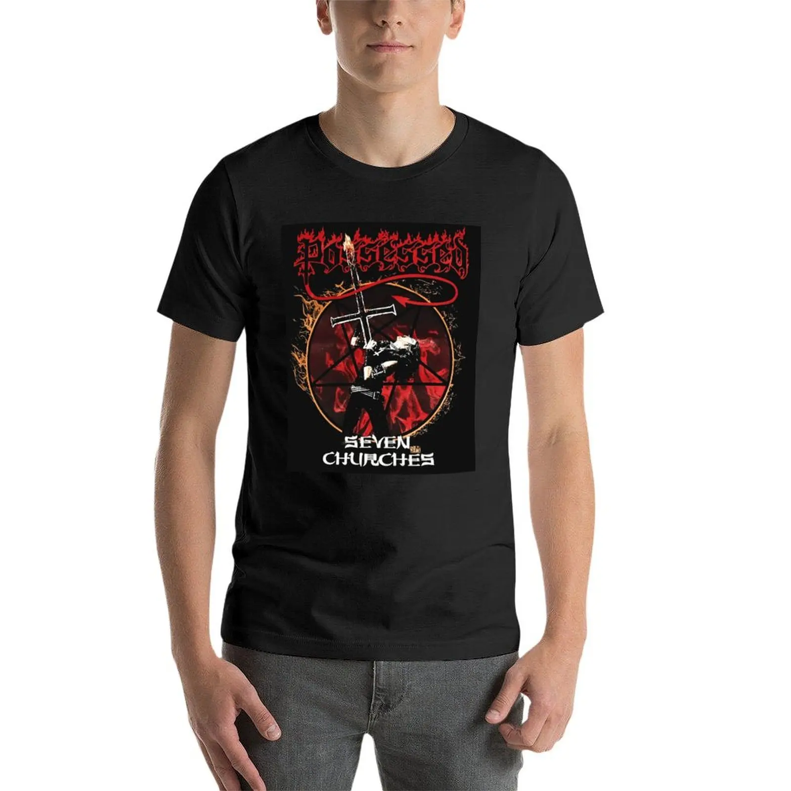 Besaß Band T-Shirt T-Shirts Schwergewichte für einen Jungen Herren Grafik T-Shirts Anime