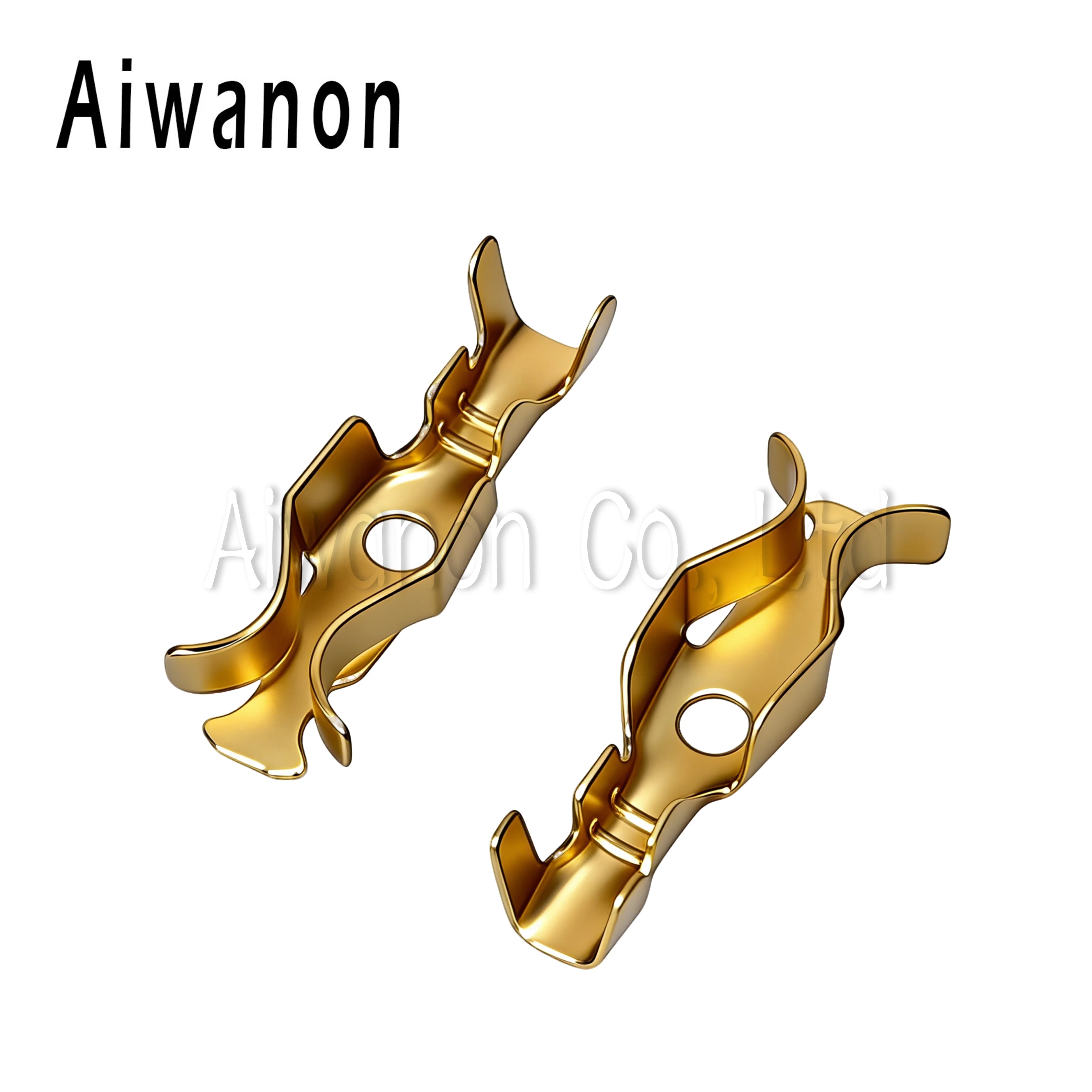10 Pcs Automobile Crimping Terminal Connector Copper Splice Pin Contact Lamp Holder Wiring Harness DJD028-2