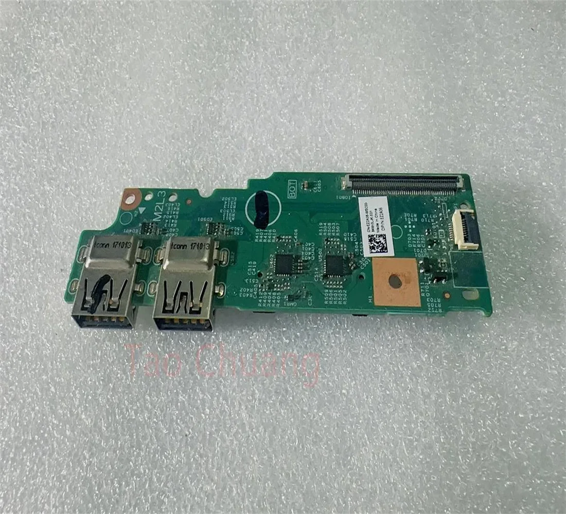 FOR Dell Inspiron 15 7586 7568 5045 7205 USB Card Reader  Switch Button Board 17B87-SB 448.0EZ50.00SB 071FMC