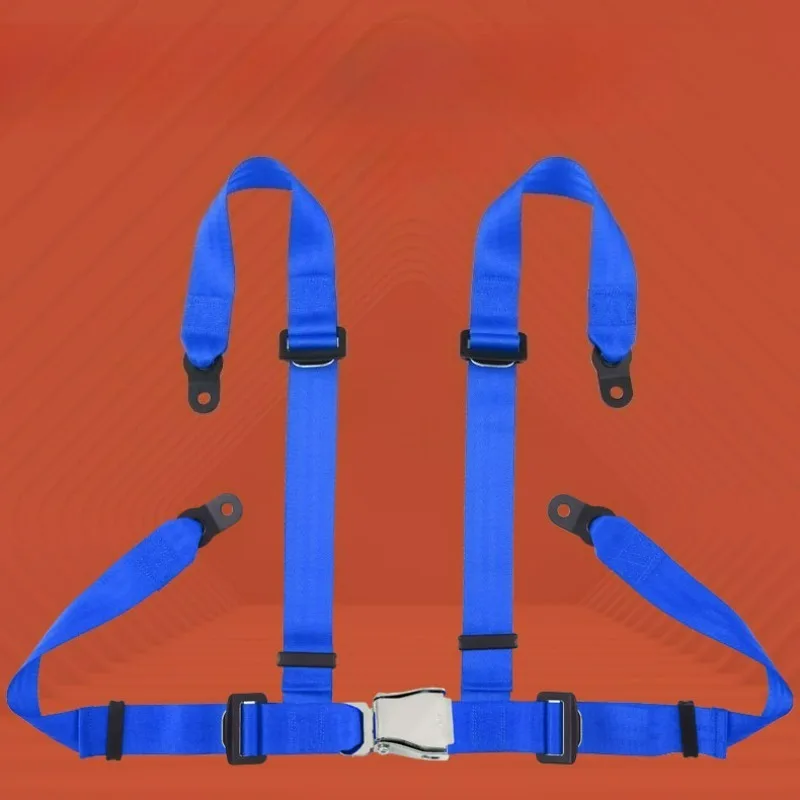 

Glb Universal Car 4 Point Racing Seat Belt Sport Racing Seat Belts Fixed Installation Quick Release Nylon CE Certified