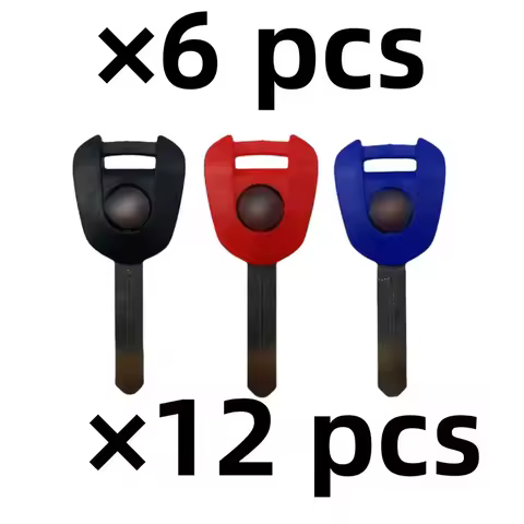6pc 12pc For HONDA CBR650R/F 500X/R 1100 CB1000/1300 NC750/700 MN4 Blank Key Motorcycle Replace Uncut Keys can be placed