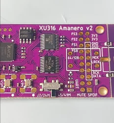 Amanero 이탈리아 USB 디지털 인터페이스, XMOS XU316, MQA 지원