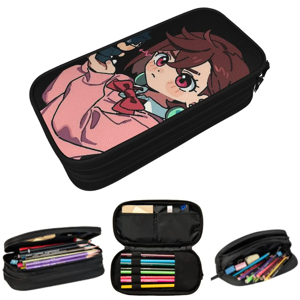 

Okarun Dandadan Anime Japanese Manga Pencil Case for Boys Girls Gifts Pen Box Pencil Bag Stationery Supplies Pen Holder Bag