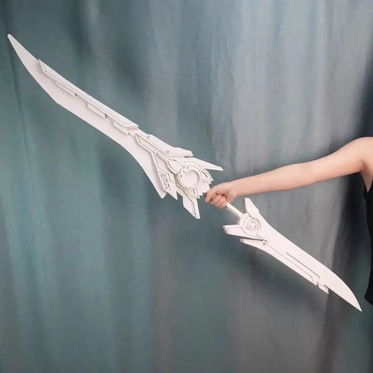 A Ke Glowing Swords Honor of Kings Dark Night Cat Woman Cosplay Prop Halloween Christmas Party Costumes Accessories