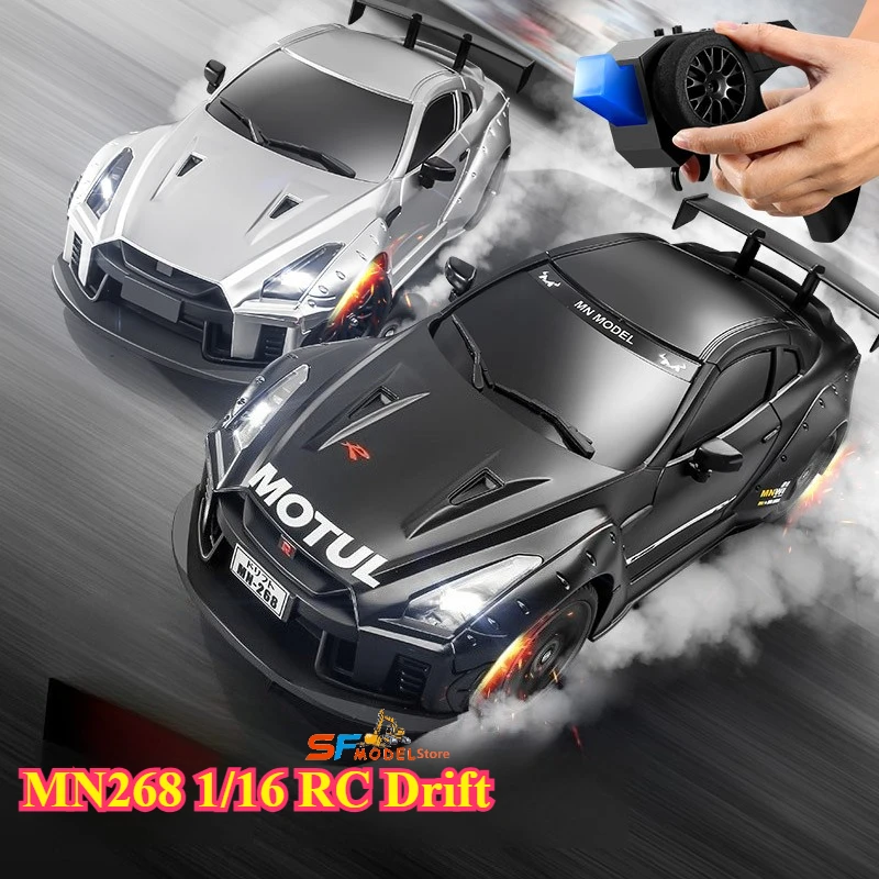 

MN268 1/16 RC Drift Car с гироскопом 4WD GTR Высокоскоростной дрифт-автомобиль 2,4G Радио с дистанционным управлением RTR Boy RC Модель автомобиля Игрушка