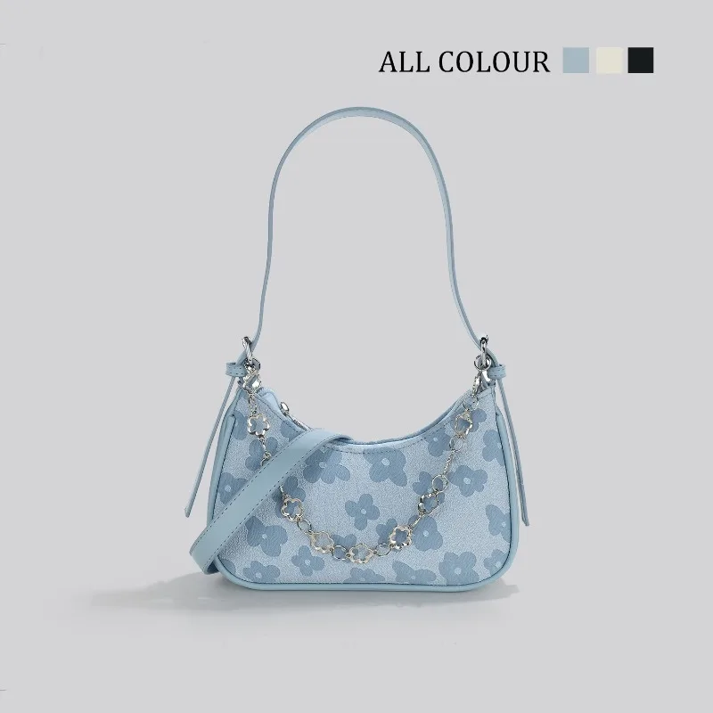 

2024 New Women's Bag Streetware Trend Fashion Shoulder Bag Senior Versatile Ins Jacquard Underarm Bag Crossbody Bags