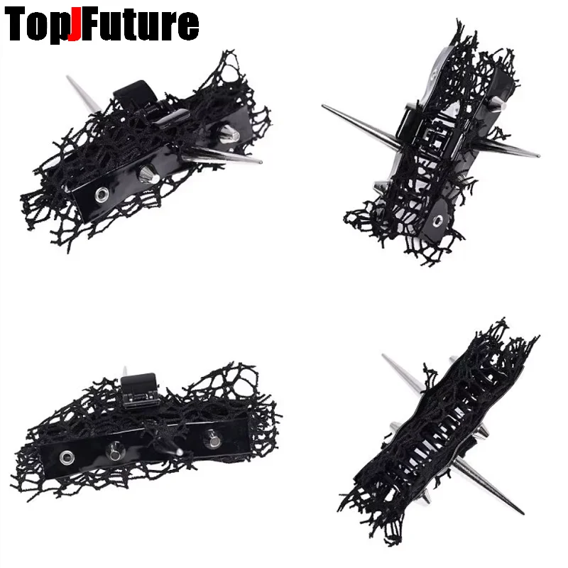 Unique Women Y2K Girl Streetwear Gothic Lolita Spike Hair Claw Hair Grab Punk Hip Hop Claw Clips Hair Claws Hair Accessories