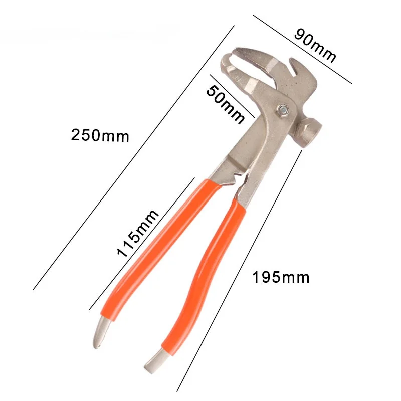 Green Silver Gravity Tire Balance Plier For Car Wheel Weight Block Disassembly Assembly Hammer Auto Maintenance Hand Tool