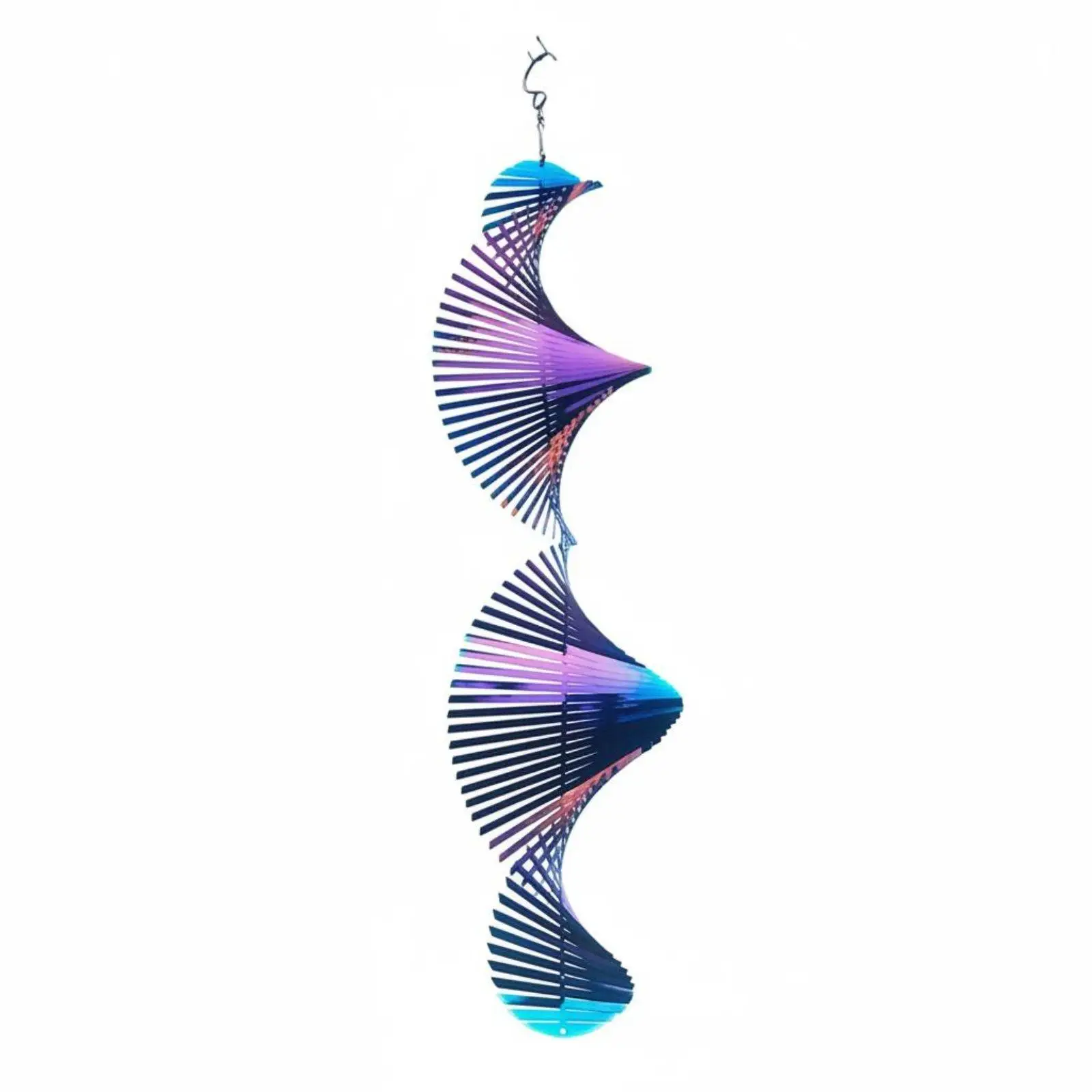 Three-Dimensional Helical Wind Weather Resistant Three-Dimensional Dynamic Wind