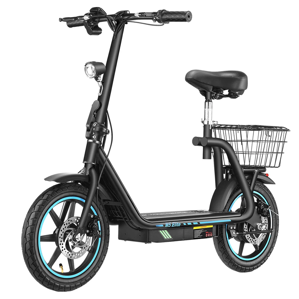 HONEYWHALE M5 Elite Electric Scooter 14-inch Tire 500W Motor 48V 13Ah Battery 40~45km Range 40 km/h Max Speed