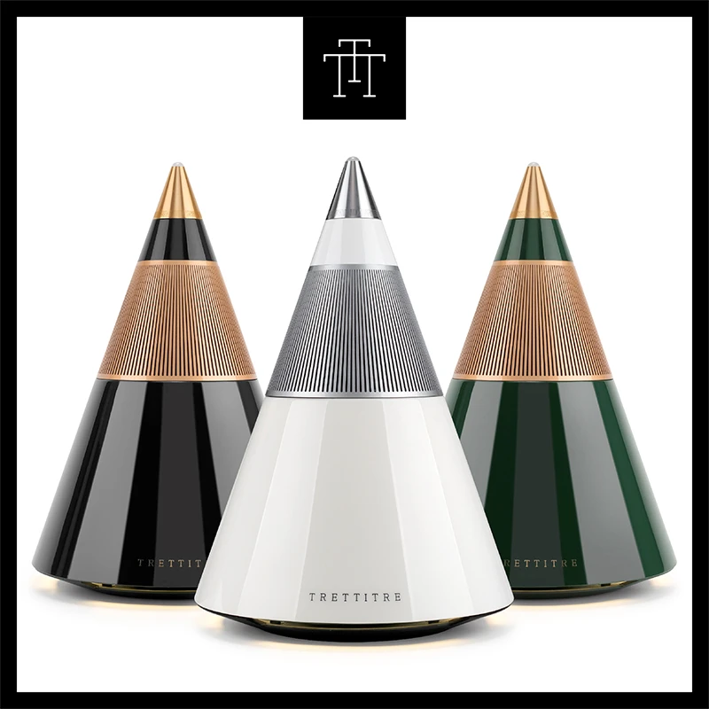 

Trettitre Tresound HiFi Bluetooth speaker, 360° surround sound and deep bass speaker with handmade wooden cabinet