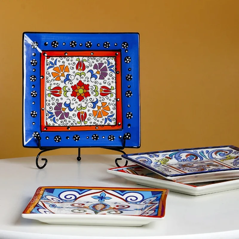 

Окрашенная обеденная тарелка, тарелка для стейка в стиле вестерн, тарелки для суши, блюдо с фруктами, салатница, десертные тарелки, диск для сашими, поднос для закусок