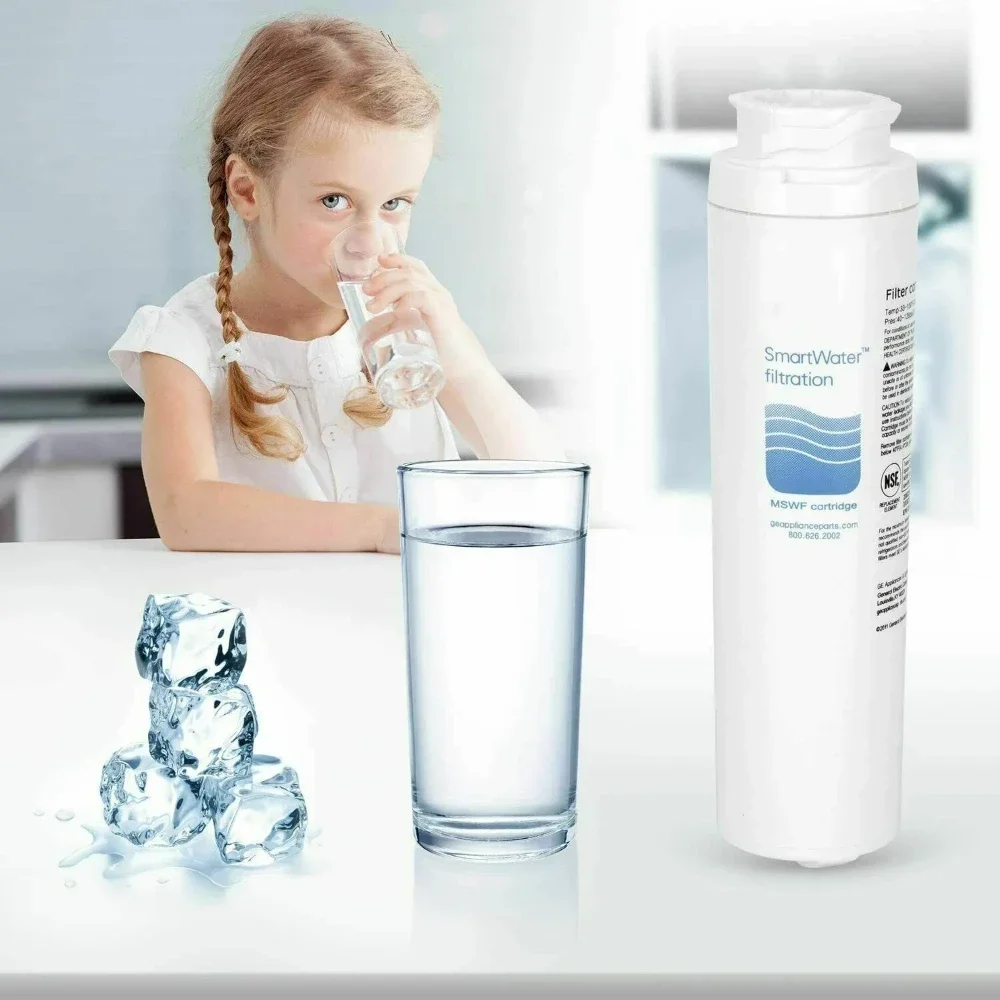 Refrigerator Water Filter Replacement for GE MSWF Compatible 101820A 101821B MSWF3PK PS1559689 WR02X12345 CSCP5UGXAFSS PC46783