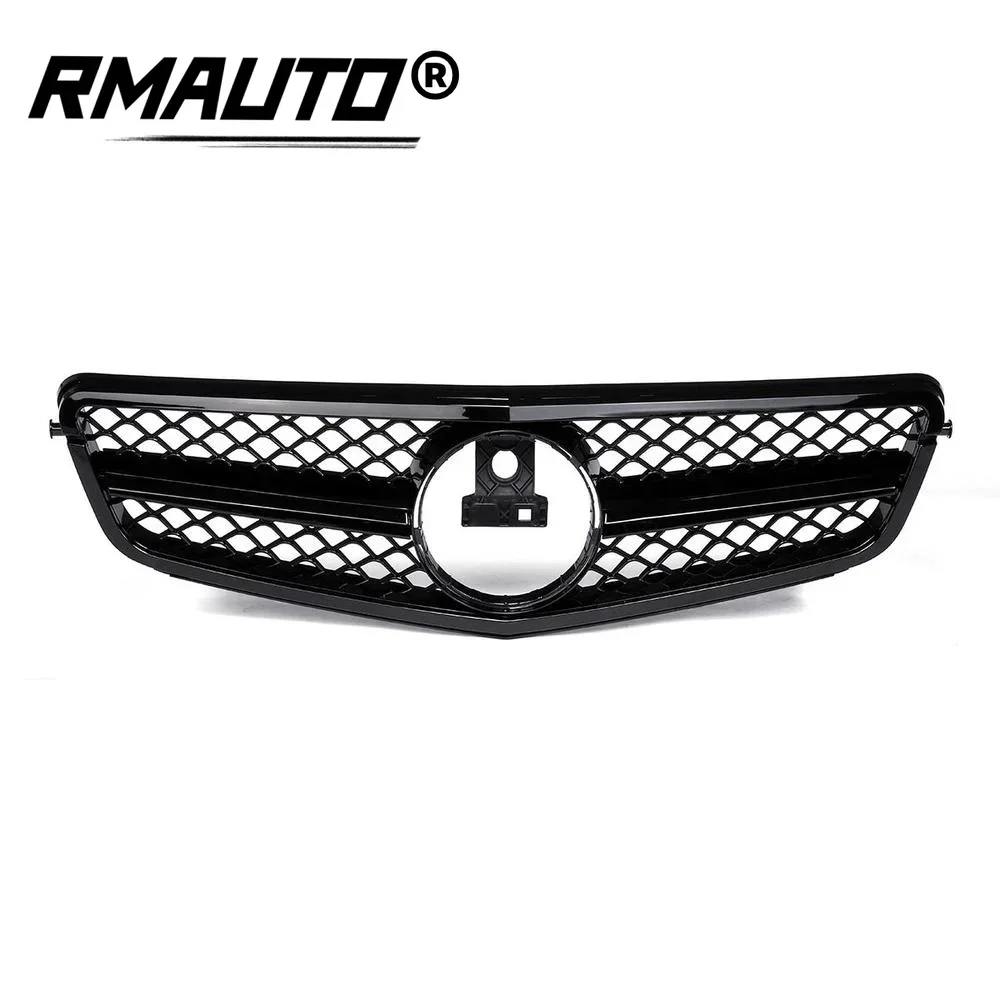 RMAUTO C63 AMG Style Car Front Bumper Grille Racing Grill For Mercedes W204 C200 C250 C350 2007-2014 Car Body Styling Kit view 4