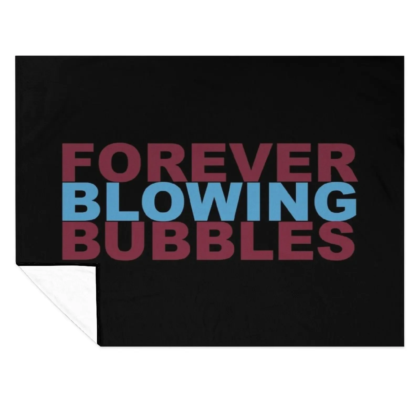 

Forever Blowing Bubbles Throw Blanket for babies wednesday Decorative Throw Personalized Gift Blankets