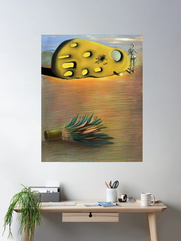 Oedipus Complex Salvador Dali Painting 1930, Art Print Canvas Poster, Living Room Decor, Home Wall Picture