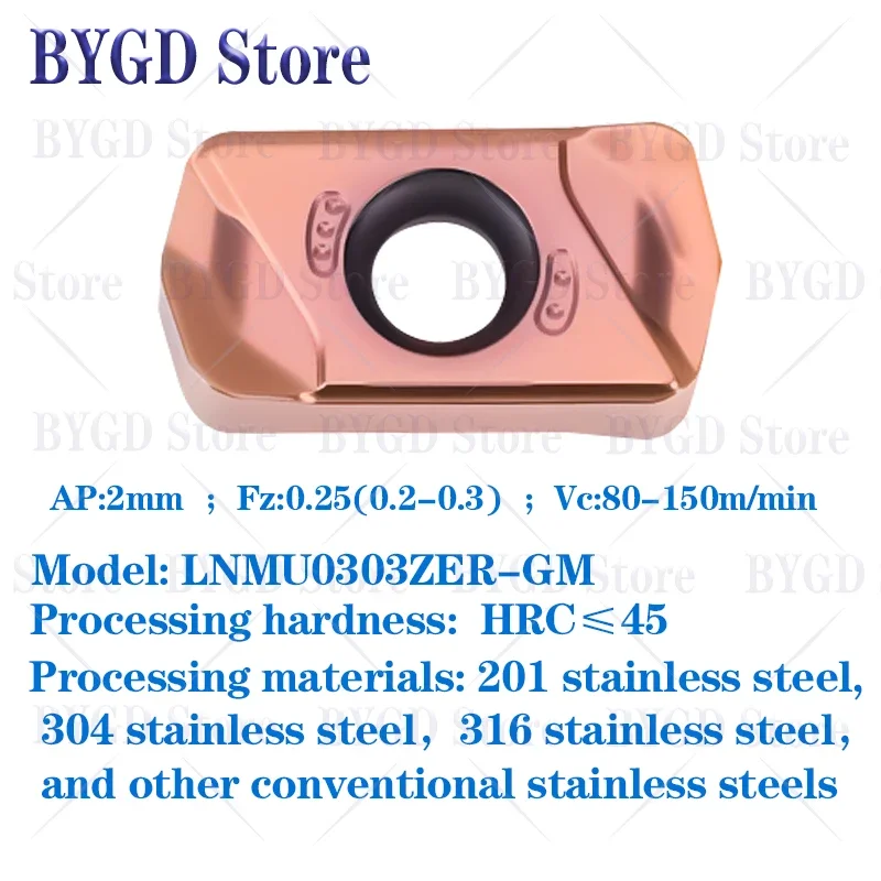 BYGD LNMU LNMU0303ZER XLNMU0303ZER doppelseitig, 4-Winkel, 90-Grad-Rechtwinkel, schnelles Vorwärts-Einführen, MFH03R EXN EXN03 Einsatz – Detail 1