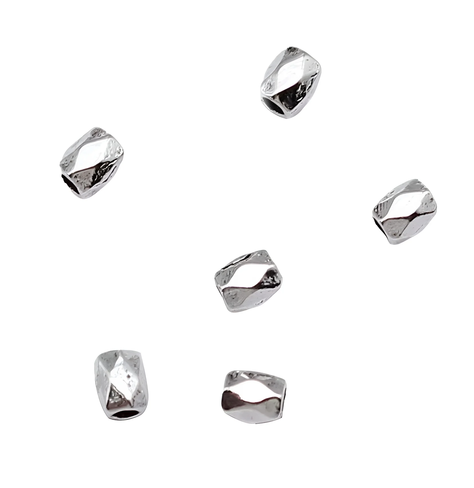 

200pcs 2.6*2.8*3.2 mm, hole 1.6mm Zinc alloy matel spacer beads T0048