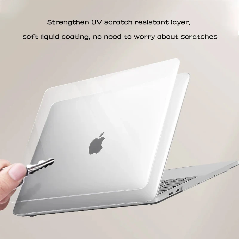 Crystal Laptop Case For Macbook Air 13.6 M4 M3 M2 A2681 A3113 A3240 Air13.3 A1932 A2179 A2337 Neo A3404 A2251 Air15 16 Cover