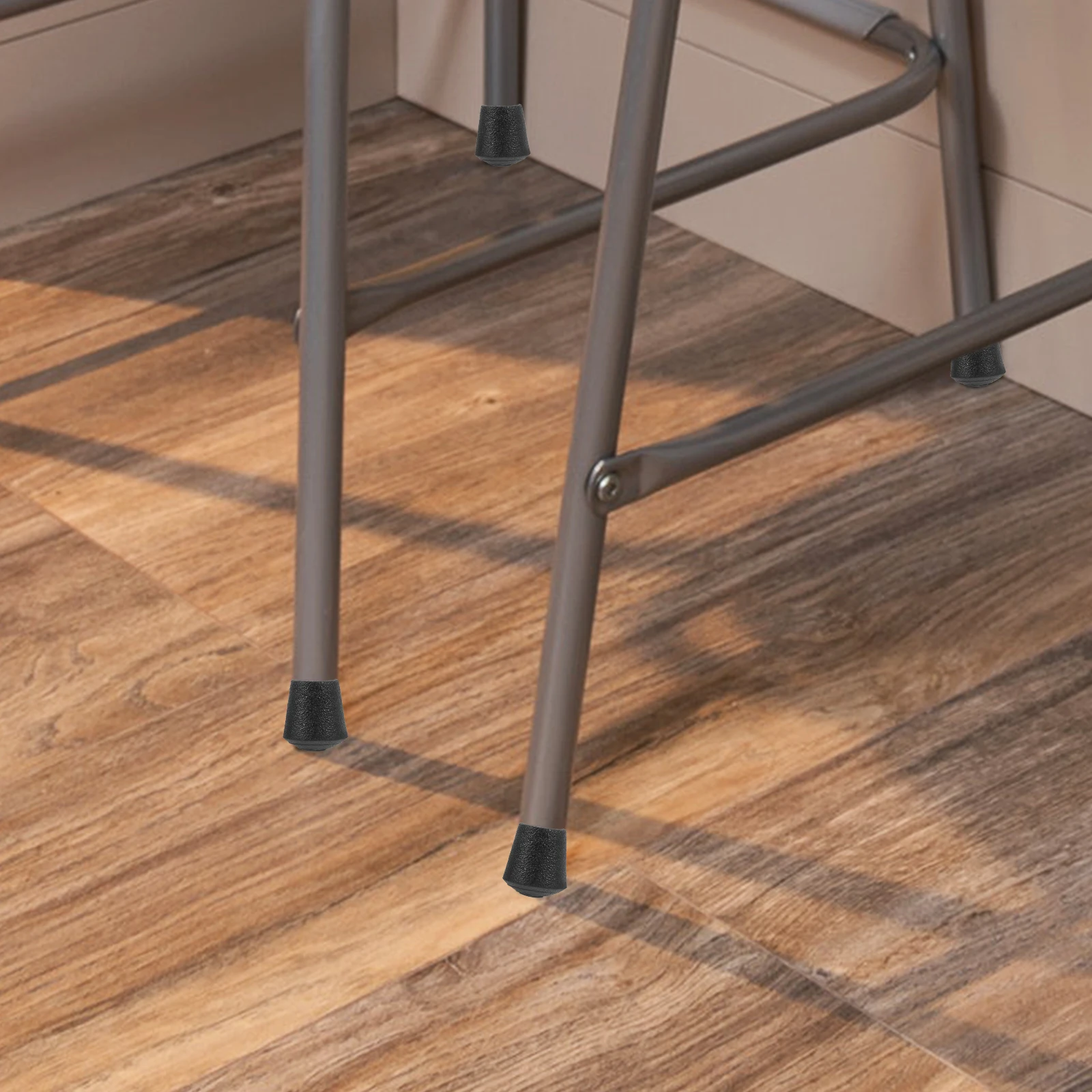 

8pcs Nonslip Chair Leg Covers Rubber Furniture Protectors for Hardwood Floors 10mm Round Feet Table Legs Durable Pad