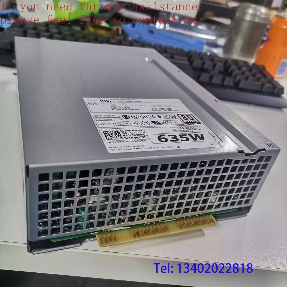 For DELL T3600 T3610 T5600 Power Supply D F635EF-00 1K45H NVC7F