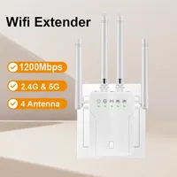 1200mbps 2.4g 5g Portable Wifi Signal Repeater Wifi Extender Mobile Phone Network Enhancer Wireless Booster