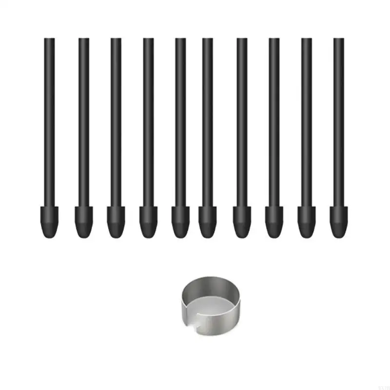 10 Units Premium Pen Writing Nibs With Carrying Clip Natural Line Management For KD200 PW517 PW110 
