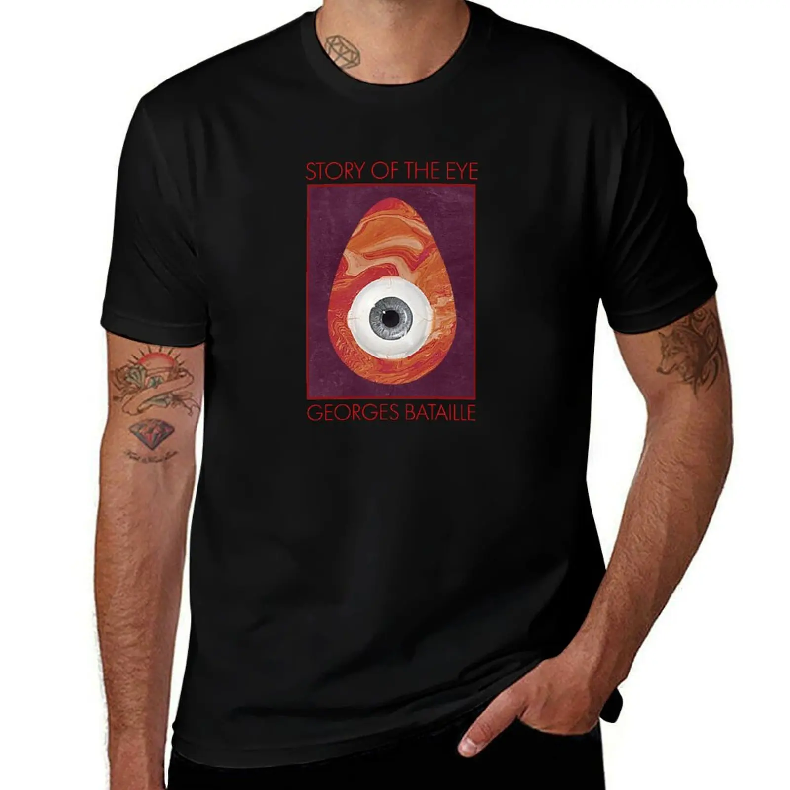 Story of the Eye - Georges Bataille T-Shirt Relaxed Casual Short Sleeve Tee T-Shirt