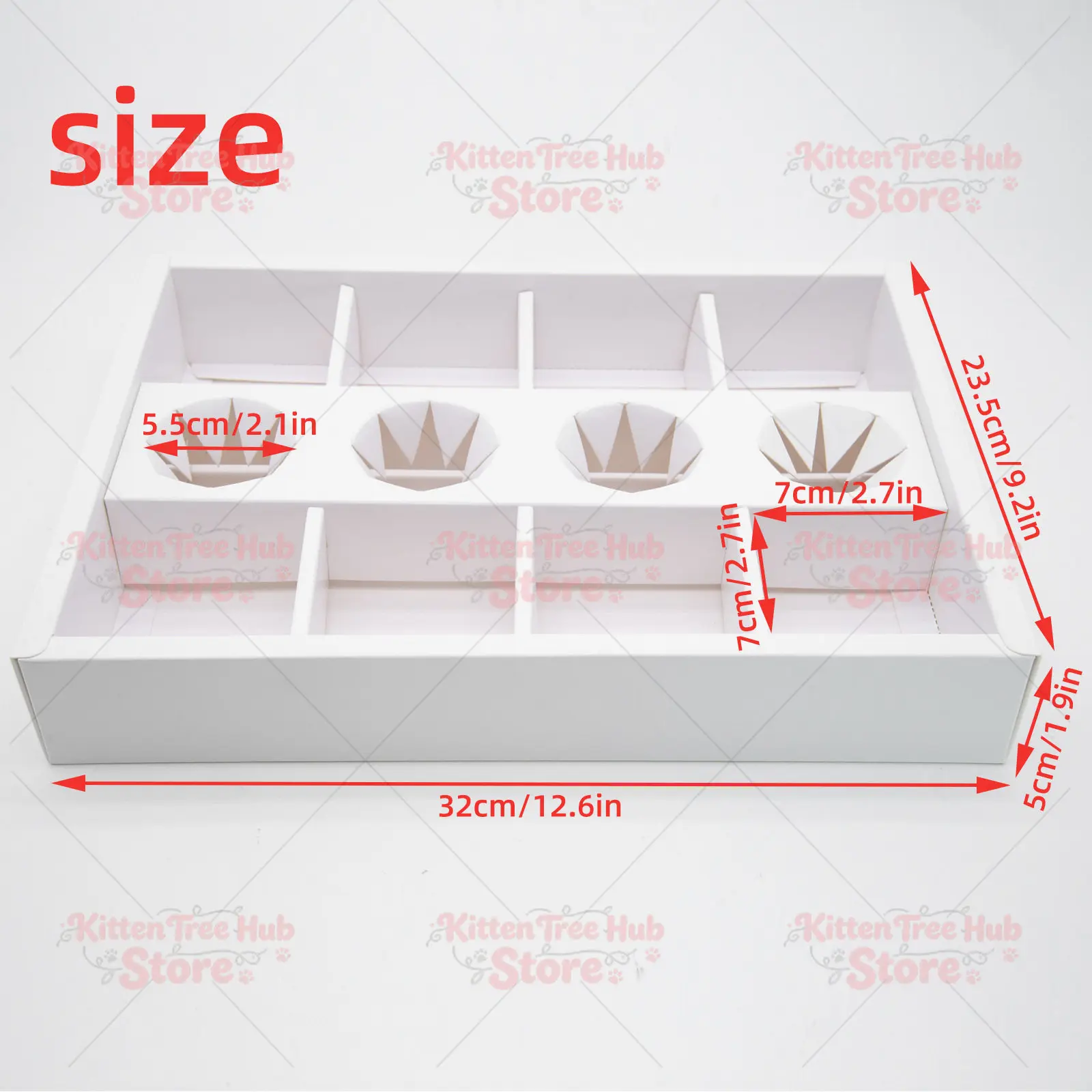 Food Display Box Takeaway Brunch Packaging Grazing Box with Divider Snack Candy White Paper Remove Container Food Box