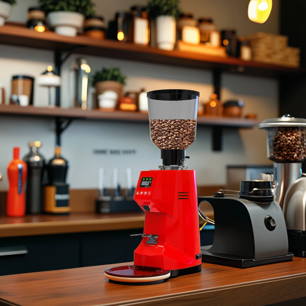 

Large 2025 the Cheapest Premium Automatic 62mm Flat Burr Turkish Coffee Bean Grinders Home Starseeker Coffee Grinder