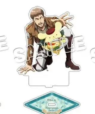 Game Mikasa Ackerman Levi Eren Yeager Acrylic Stand Doll Anime Armin Erwin Figure Model Plate Cosplay Toy for Gift