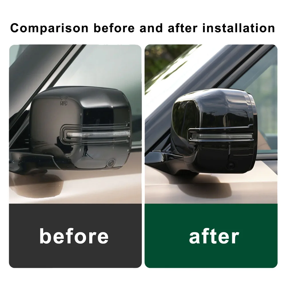 Rearview Mirror Protective Cover For GWM HAVAL H10 2026 Reverse Mirror Decorative Shell Anti-collision ABS Material Car Supplies