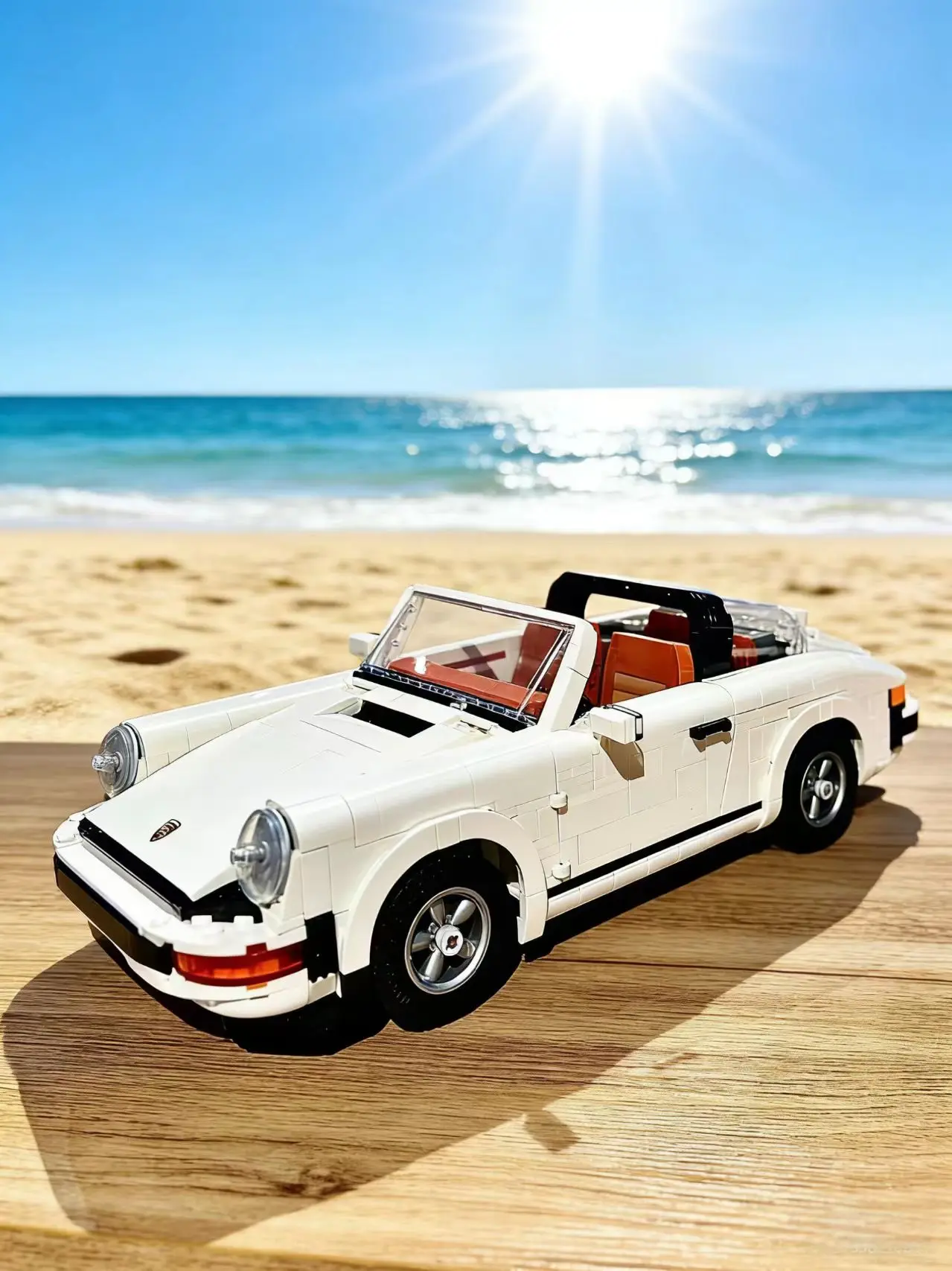 1458PCS best seller technology retro car model 10295 building blocks classic model decoration toys Christmas gifts